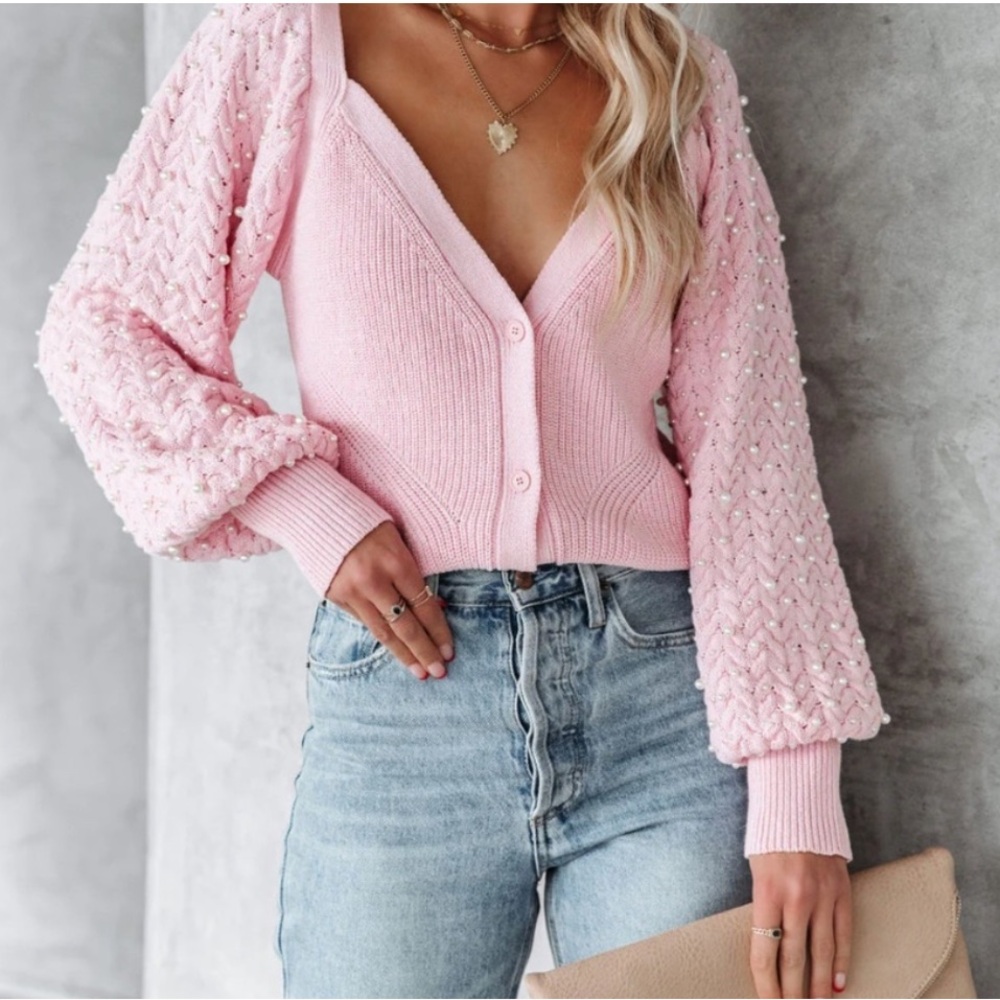 Vici Sweetie Button Front Knit Cardigan